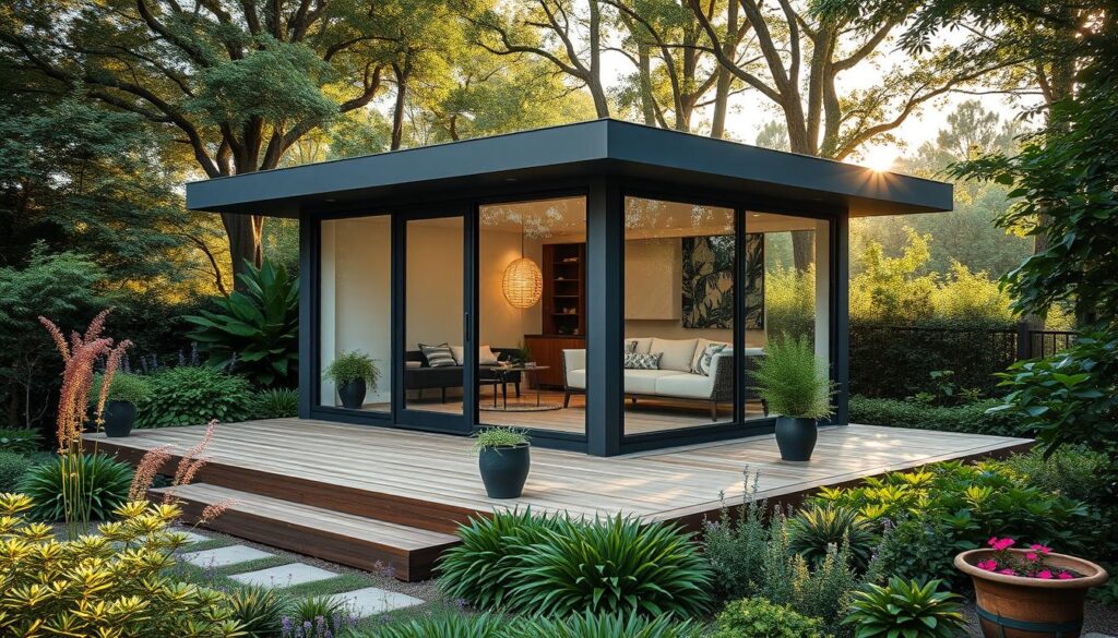 5-eckiges Gartenhaus Design 5-eckiges Gartenhaus Design