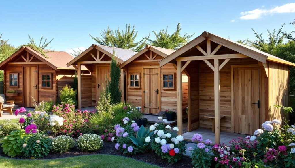 Holzarten für Gartenhäuser