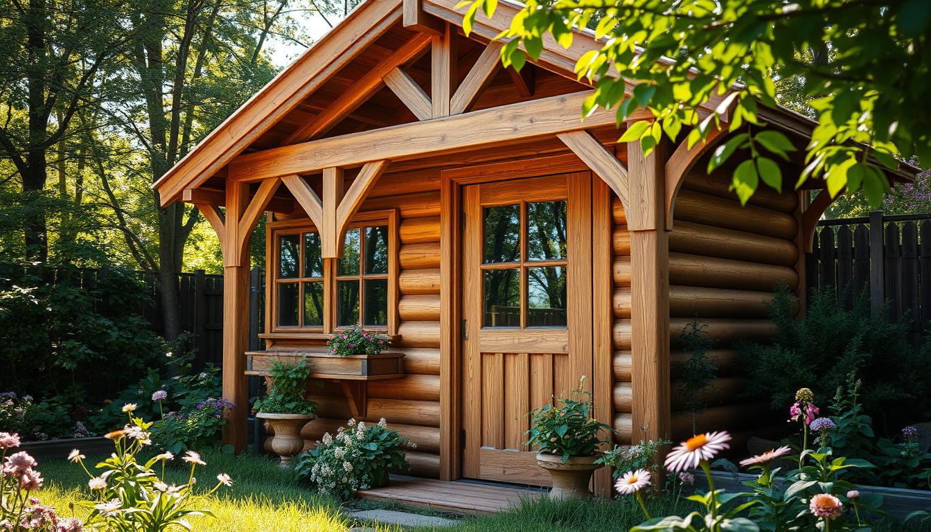 Wie lange hält ein Gartenhaus aus Holz?