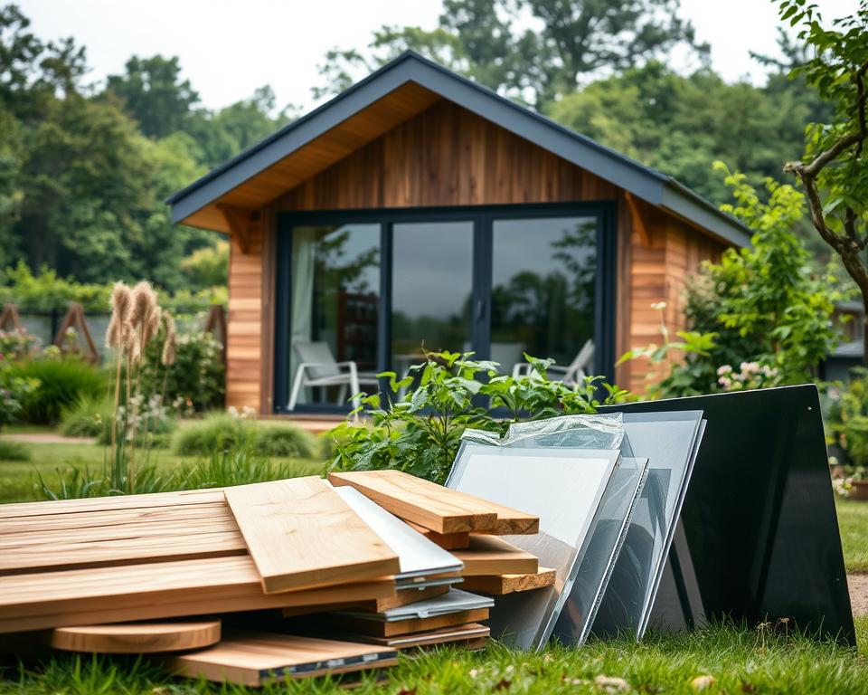 Gartenhaus Materialwahl