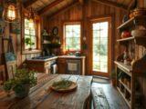 So richten Sie Ihre kleine Küche im Holz-Gartenhaus ein